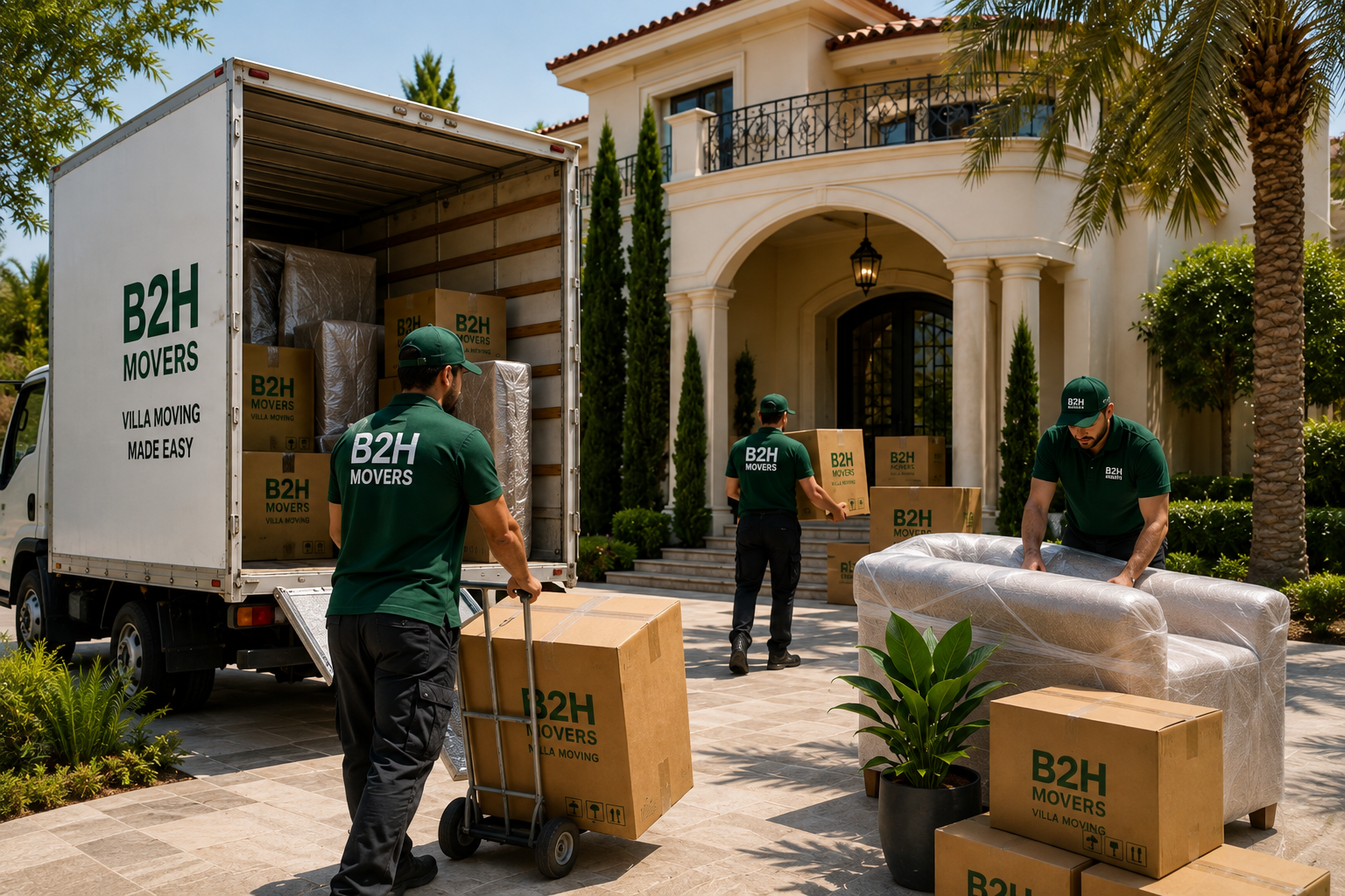 Dubai moving services hero image